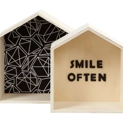 Set de 2 casas de madera