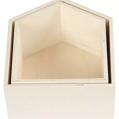 Set de 2 casas de madera