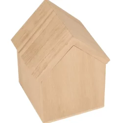 Set de 2 Casas de Madera con Tapa Artemio