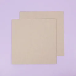 Set de 10 Chipboard Cartón Compacto para Encuadernar Craftelier 2mm 20x20cm