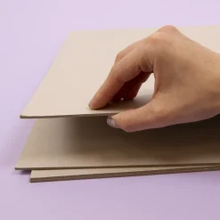 Set de 10 Chipboard Cartón Compacto para Encuadernar Craftelier 2mm 20x20cm