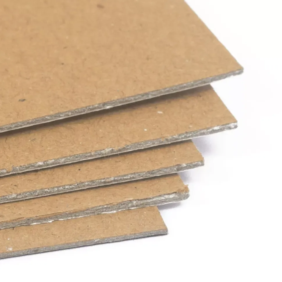 Set de 5 Chipboard Cartón Contracolado para Encuadernar Negro Craftelier 1.2mm 30x30cm