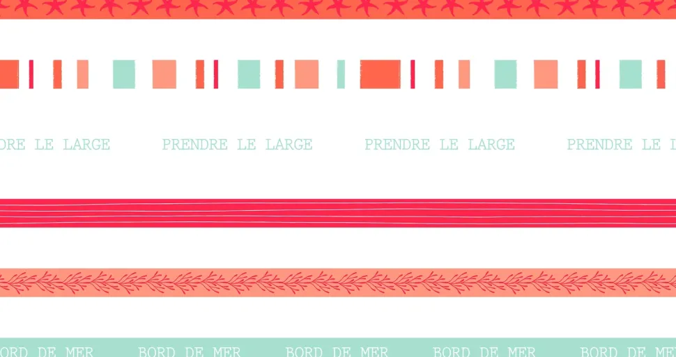 Set de 6 Cintas Corail Artemio