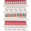 Set de 6 cintas de tela Birthday Artemio
