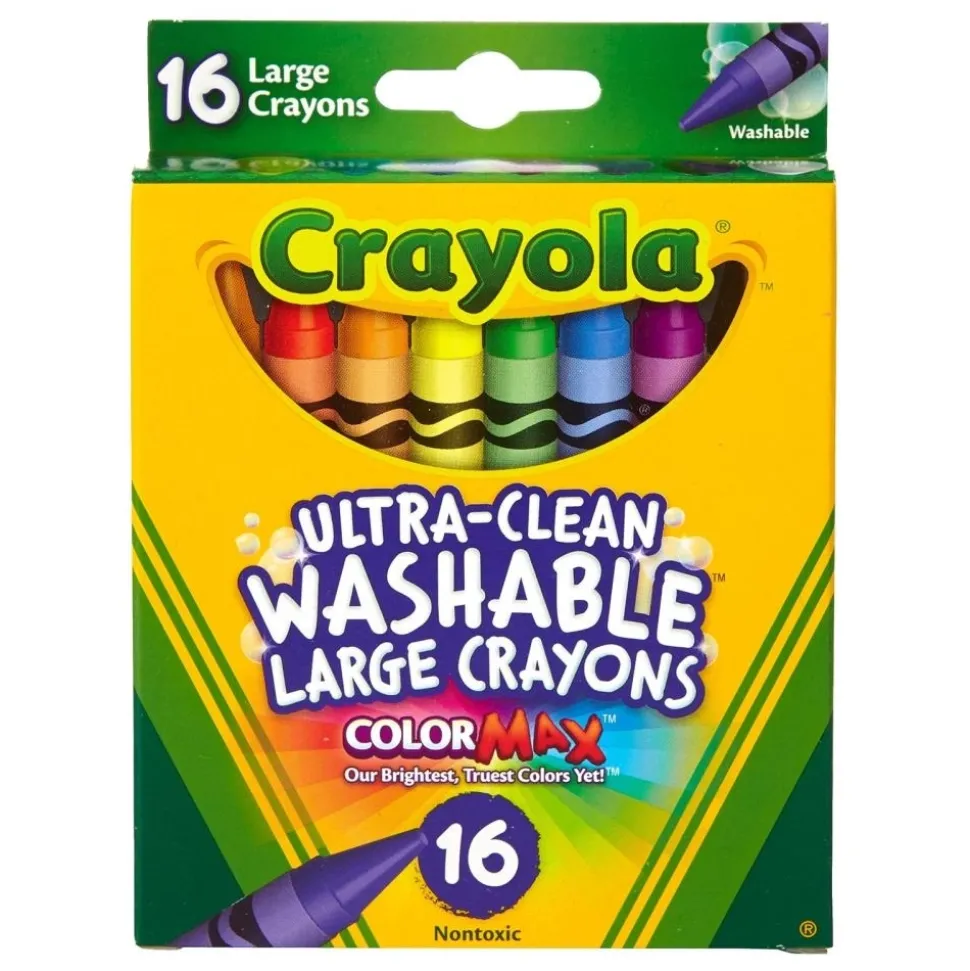 Set de 16 Crayons lavables grandes Crayola