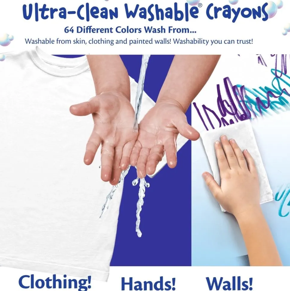 Set de 16 Crayons lavables grandes Crayola