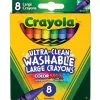 Set de 8 Crayons lavables grandes Crayola
