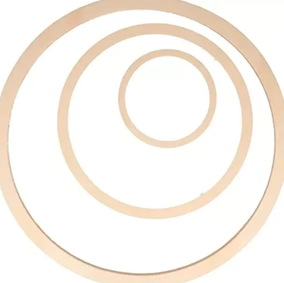 Set de 3 Círculos de Madera Artemio