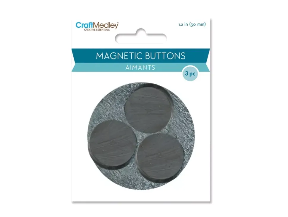 Set de 3 discos de imán Multicraft Ø30mm