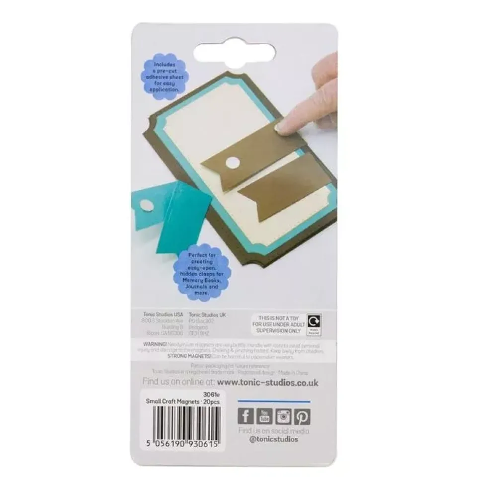 Set de 20 discos de imán níquel Tonic 10mm