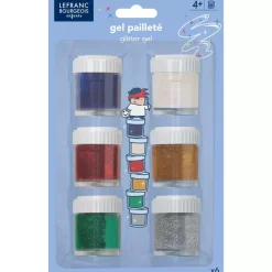 Set de 6 gel de purpurina Lefranc Bourgeois