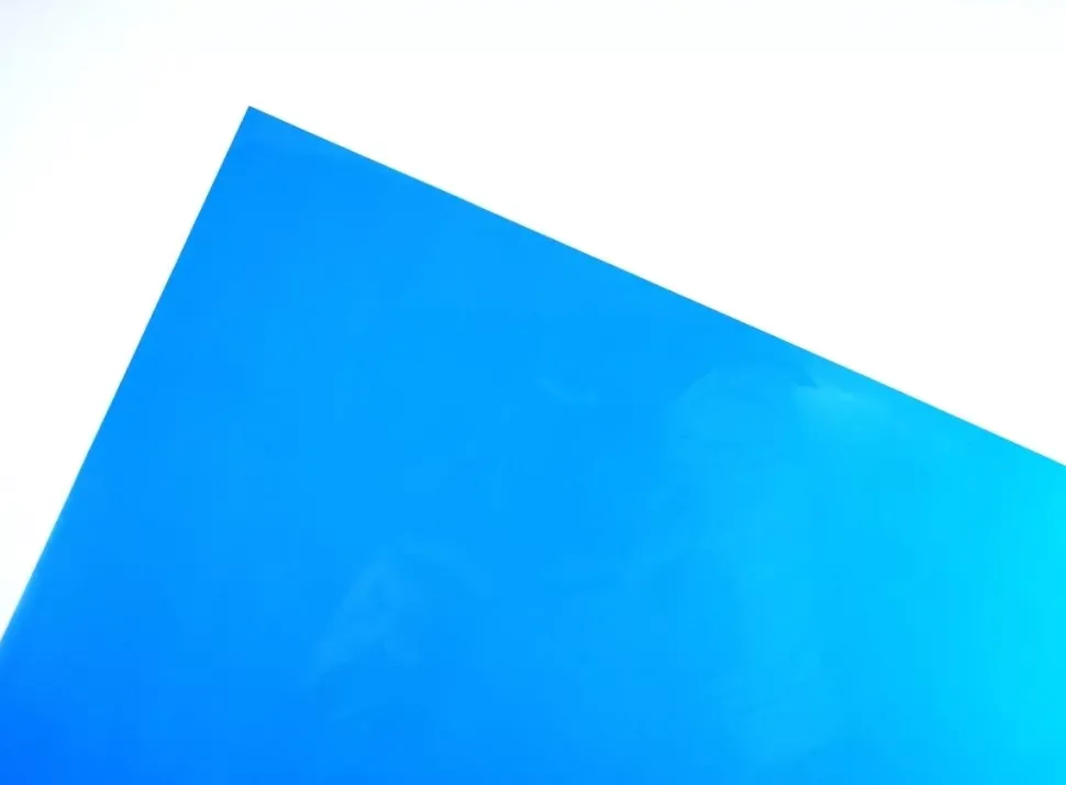 Set de 10 Hojas de Acetato Azul para Stencil A4