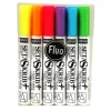 Set de 6 marcadores fluorescentes punta pincel Telas Claras Pebeo 1mm