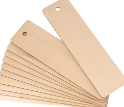 Set de 10 Marcapáginas de Madera Artemio