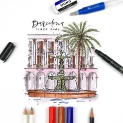 Set de 9 piezas Urban Sketching Tombow