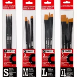 Set de 3 pinceles Hobby and Craft Raphaël