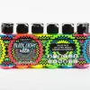 Set de 6 Pinturas Acrílicas Black Light Neon Americana 59ml