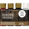 Set de 4 Pinturas Designer Finishes Hierro Forjado DecoArt