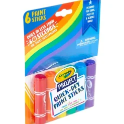 Set de 6 pinturas secado rápido Crayola Project Crayola