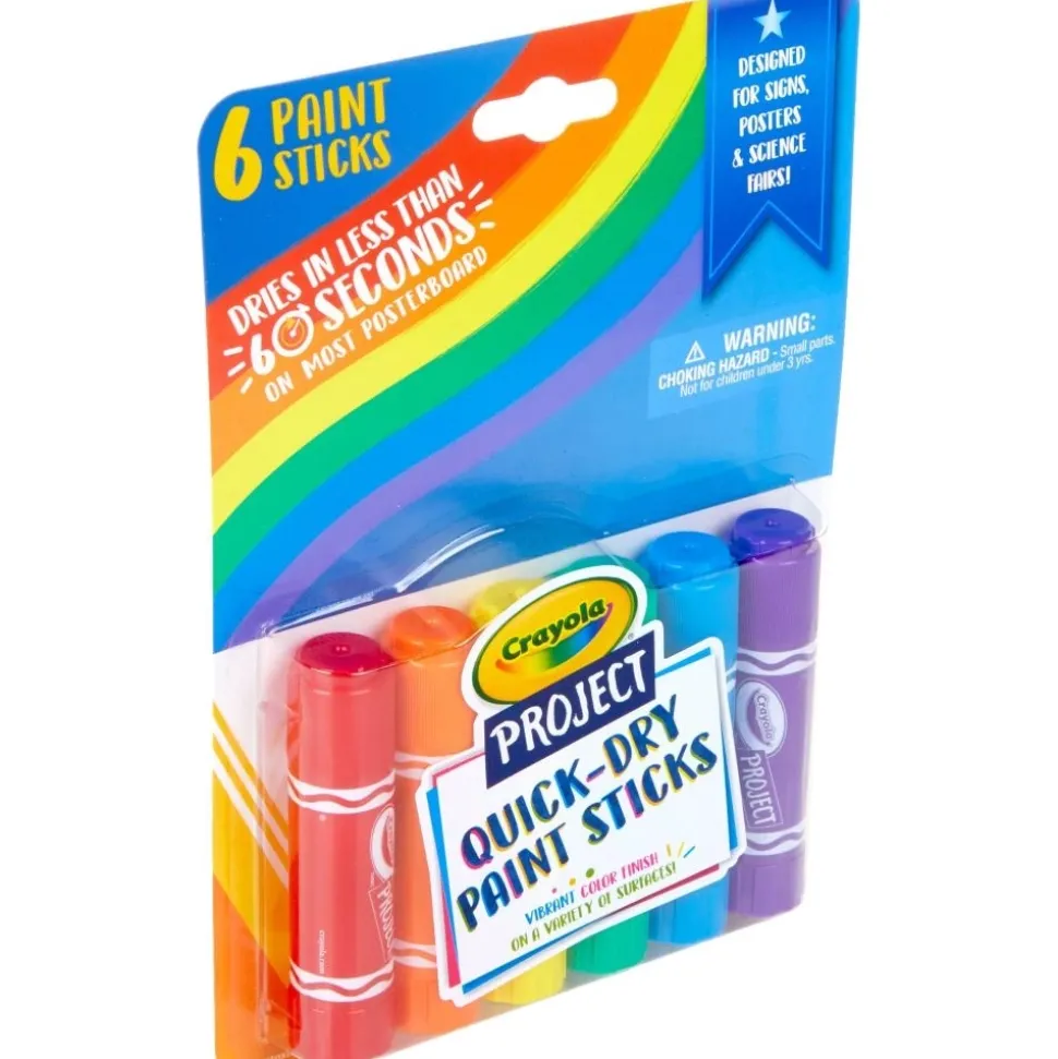 Set de 6 pinturas secado rápido Crayola Project Crayola