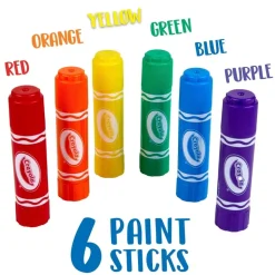 Set de 6 pinturas secado rápido Crayola Project Crayola