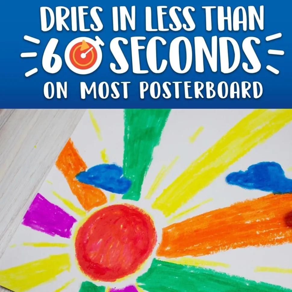 Set de 6 pinturas secado rápido Crayola Project Crayola