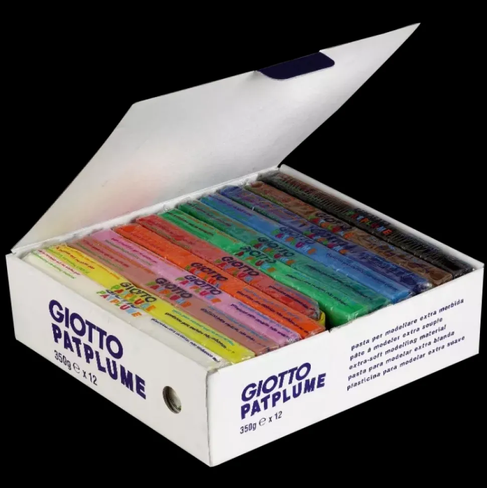 Set de 12 plastilinas Patplume Giotto 350gr