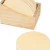 Set de 6 Posavasos de Madera Redondos Artemio