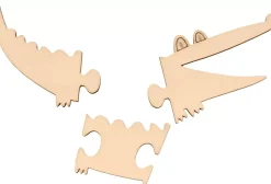 Set de 4 Puzzles de Madera Safari Artemio