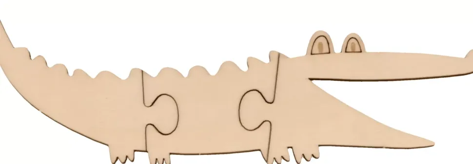 Set de 4 Puzzles de Madera Safari Artemio