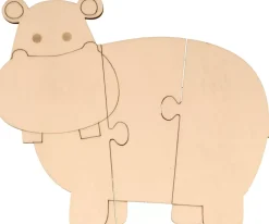 Set de 4 Puzzles de Madera Safari Artemio