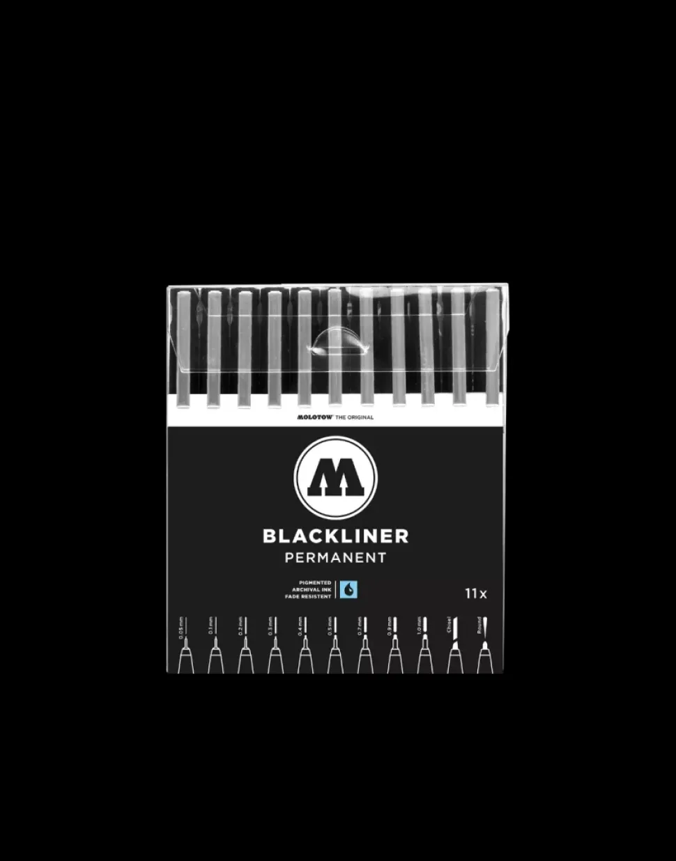 Set de 13 rotuladores Blackliner Molotow