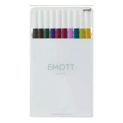 Set de 10 rotuladores calibrados Emott Uni-Ball