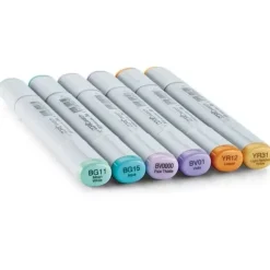 Set de 6 Rotuladores Copic Sketch Pasteles Pálidos Copic