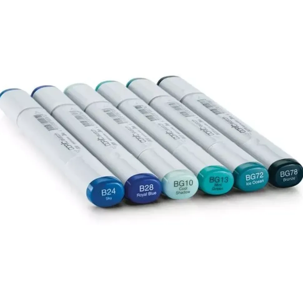Set de 6 Rotuladores Copic Sketch Mar y cielo Copic