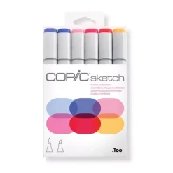 Set de 6 Rotuladores Copic Sketch Tonos florales favoritos 2 Copic