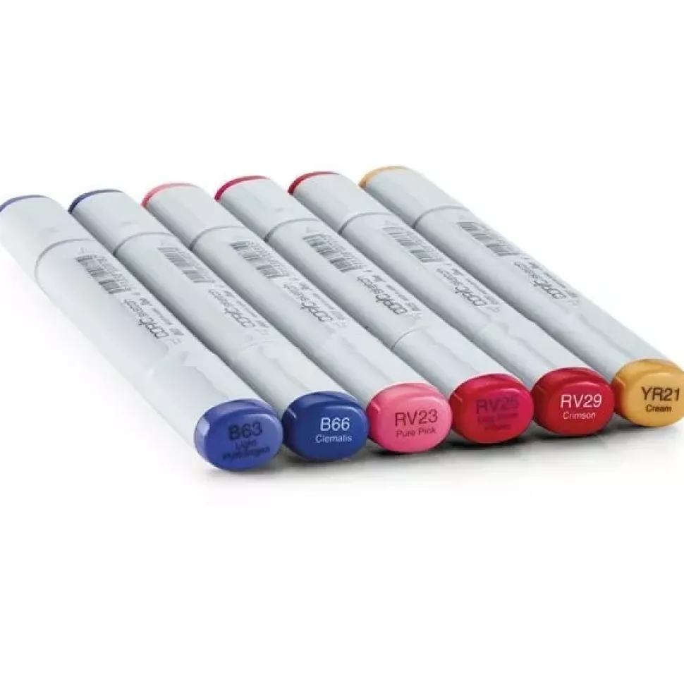 Set de 6 Rotuladores Copic Sketch Tonos florales favoritos 2 Copic