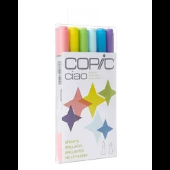 Set De 6 Rotuladores Copic Ciao Tonos Brillantes