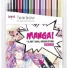 Set de 10 rotuladores Dual Brush Manga Shojo Tombow