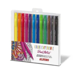 Set de 12 Rotuladores Dual Artist Color Experience Alpino