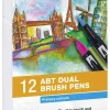 Set de 12 rotuladores Dual Brush Colores Primarios Tombow