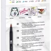 Set de 12 rotuladores Dual Brush Colores Pastel Tombow