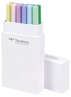 Set de 12 rotuladores Dual Brush Colores Pastel Tombow