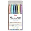 Set de 6 rotuladores fluorescentes doble punta pastel Illumina Flex Pentel