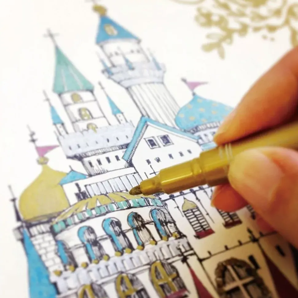 Set de 6 Rotuladores metálicos y un Finliner Staedtler