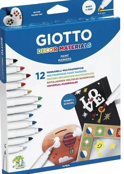 Set de 12 Rotuladores Multisuperficie Giotto