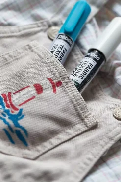 Set de 6 Rotuladores para Tela Setacolor 7A Opaque Pebeo