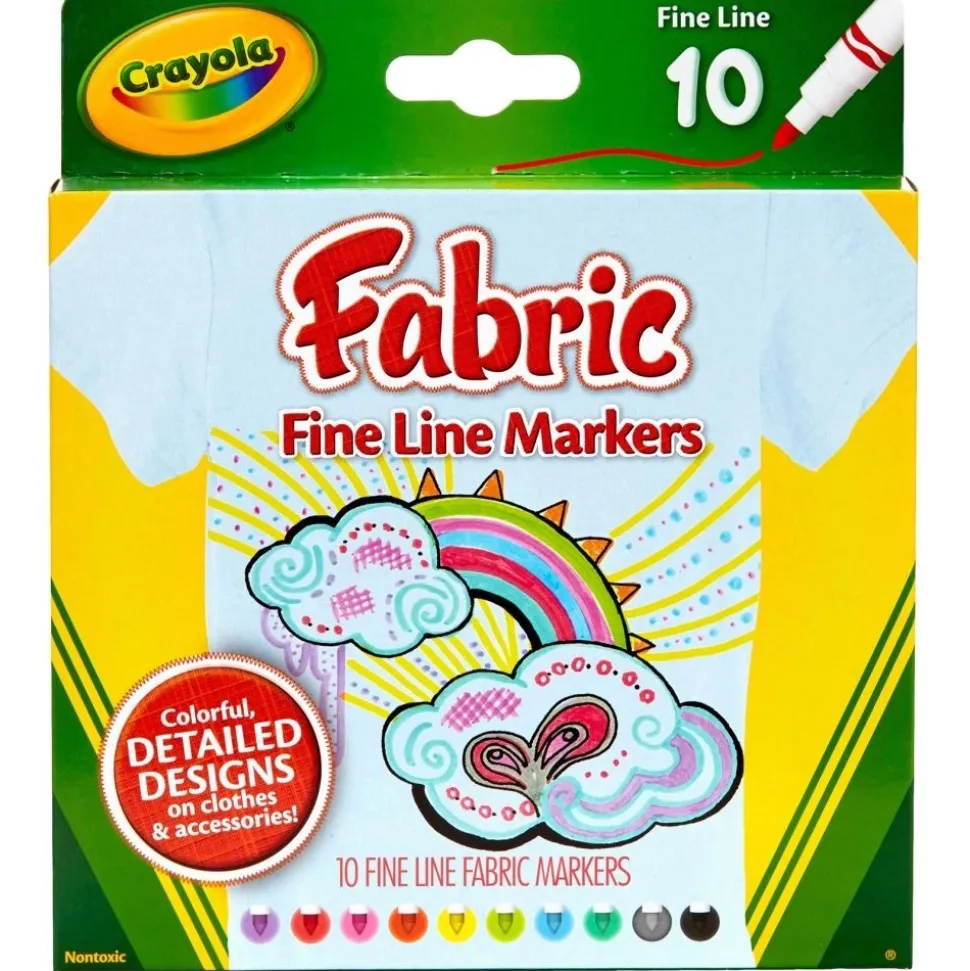 Set de 6 rotuladores para tela Crayola