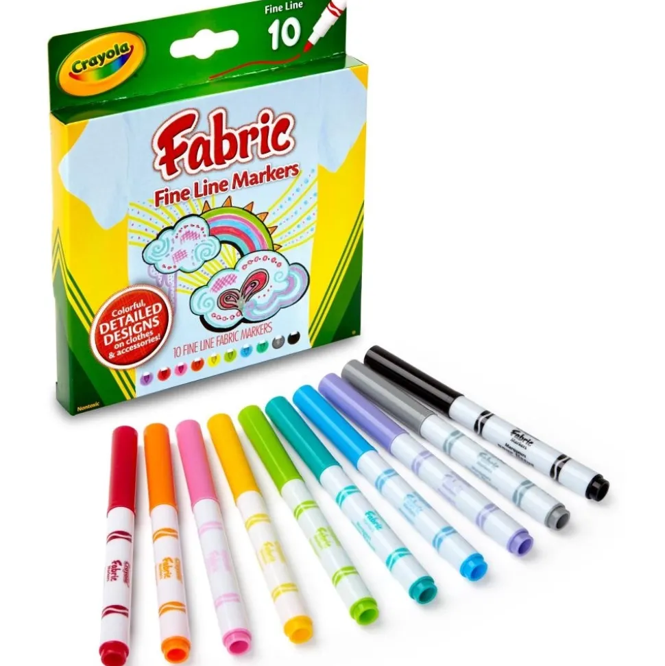 Set de 6 rotuladores para tela Crayola