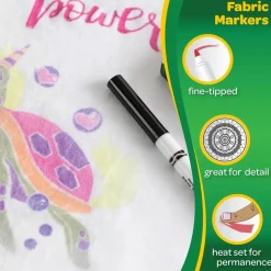 Set de 6 rotuladores para tela Crayola